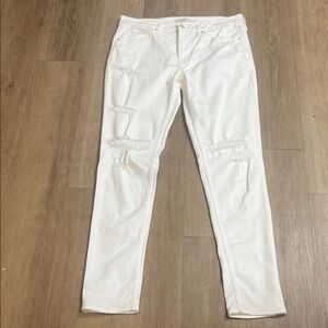 Hudson Zack Distressed Skinny Fit Jeans 34x32